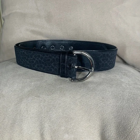 Coach | Accessories | Coach Size Medium Belt Black Silver  display picture 2